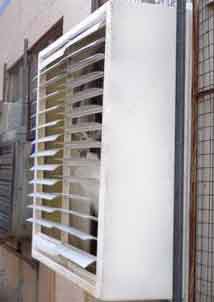 玻璃钢直接式方型负压风机尺寸有1020*1020*400mm